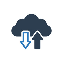 cloud download upload icon