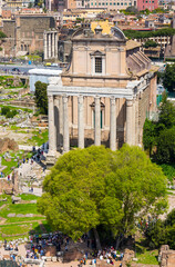 Fototapeta na wymiar Roman Forum, Rome, Italy, Europe