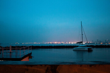 boats in the bay