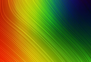 Dark Multicolor vector blurred bright template.