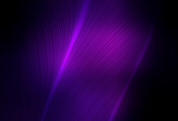 Dark Purple vector background with wry lines.
