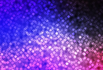 Obraz premium Dark Pink, Blue vector background in polygonal style.