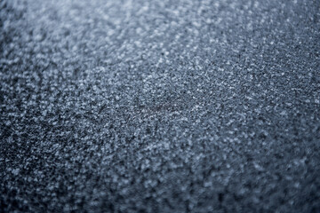 Light blue metallic roof tiles texture details