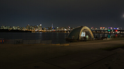 Fototapeta premium Han River's night seoul Korea