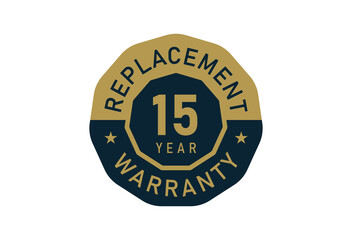 15 year replacement warranty, Replacement warranty images