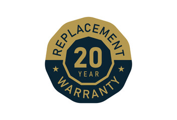 20 year replacement warranty, Replacement warranty images