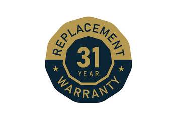 31 year replacement warranty, Replacement warranty images
