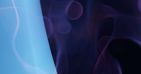 Abstract  defocused geometric curves 4k resolution background for wallpaper, backdrop and varied nature elegant design. Royal blue, dark purple and black colors.