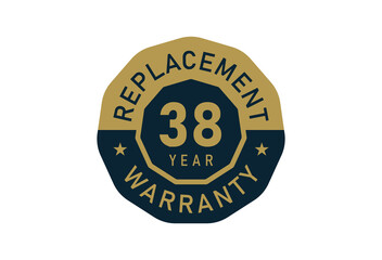 38 year replacement warranty, Replacement warranty images
