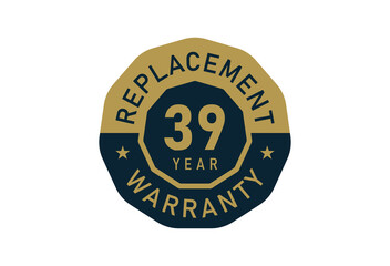 39 year replacement warranty, Replacement warranty images