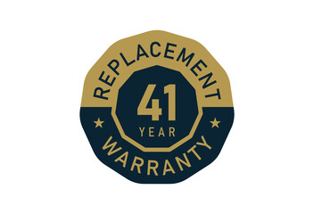 41 year replacement warranty, Replacement warranty images