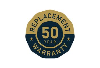 50 year replacement warranty, Replacement warranty images