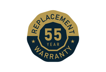 55 year replacement warranty, Replacement warranty images