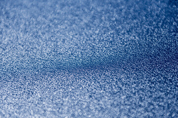 Light blue metallic roof tiles texture details