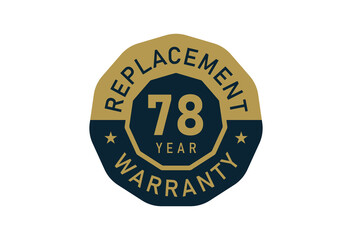 78 year replacement warranty, Replacement warranty images