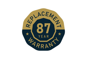 87 year replacement warranty, Replacement warranty images