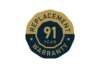 91 year replacement warranty, Replacement warranty images