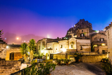 Monumental architecture of Matera, Basilicata, Italy