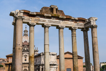 Naklejka premium Roman Forum, Rome, Italy, Europe