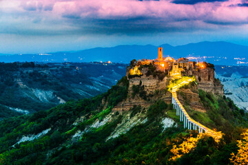 Fototapeta premium View of Civita di Bagnoregio, Lazio, Italy