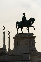 Obraz premium Vittorio Emmanuele II Monument, Piazza Venezia, Rome, Italy, Europe