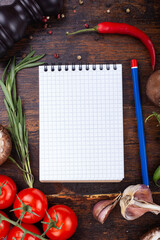 notebook for recipe