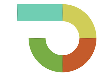 abstract colorful circle