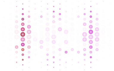 Light Purple vector template with circles.
