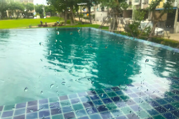swimming pool in the park