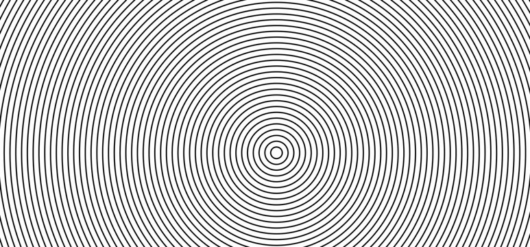 Fototapeta Hypnosis, hypnotic spiral line pattern. Retro circles patroon. Surreal circle background, Memphis style geometric, seamless texture. Retro Pop Art. Psychedelic optical illusion. Hypnosis concept.