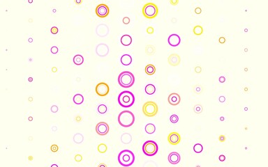 Light Multicolor vector background with spots.