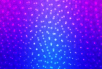 Light Pink, Blue vector layout with circle shapes.