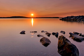 Abendstimmung / Abendrot / Sonnenuntergang