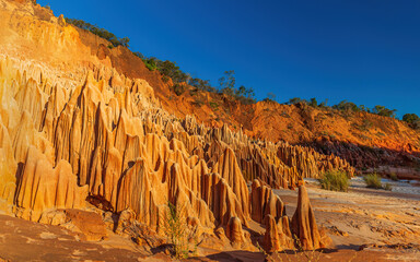 The red Tsingy of Antsiranana, Madagascar