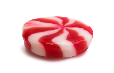 milk lollipops isolated