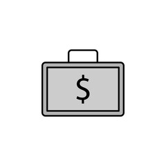 office bag, dollar icon. Element of finance illustration. Signs and symbols icon can be used for web, logo, mobile app, UI, UX