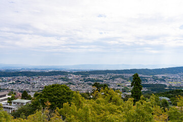 Fototapeta na wymiar 生駒山からの景色