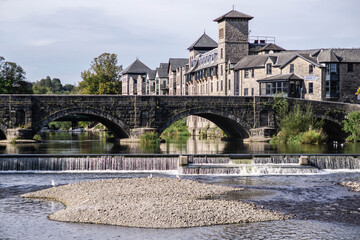 Weir on the River Kent in Kendal in the English Lake District © iammattdoran