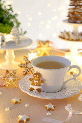 かわいいクリスマスクッキー　ミルクティー