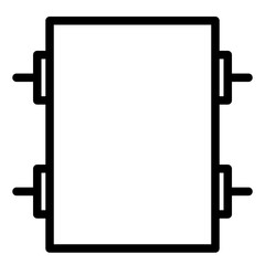 Hardware line style icon. very suitable for your creative project.