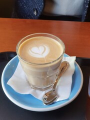 커피 라떼 카페 하트