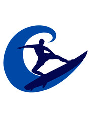 Wellen reiten Logo 