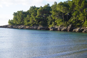 Plavi Horizonti Beach with turquoise water