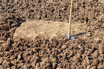 Diggin soil
