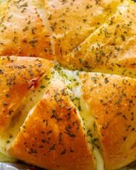 Korean Garlic Bread with Smoked Beef