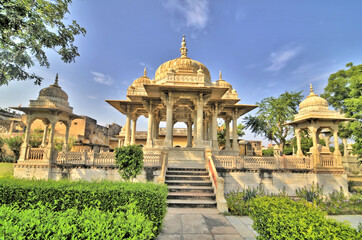 Gaitor burial place  near Jaipur, Rajasthan, India 