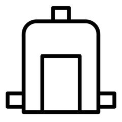 Bag line style icon. very suitable for your creative project.
