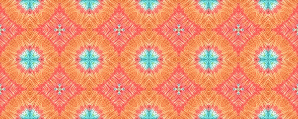 Rainbow Summer Pattern.  Multicolor Natural Ethnic Illustration. Orange, Green and Blue Textile Print. Asian Backdrop.  Rainbow Summer and Navy Pattern. 