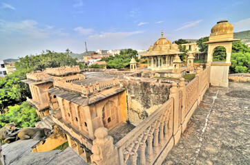 Gaitor burial place  near Jaipur, Rajasthan, India 