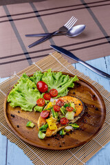 Stir fried Salmon with Black Pepper